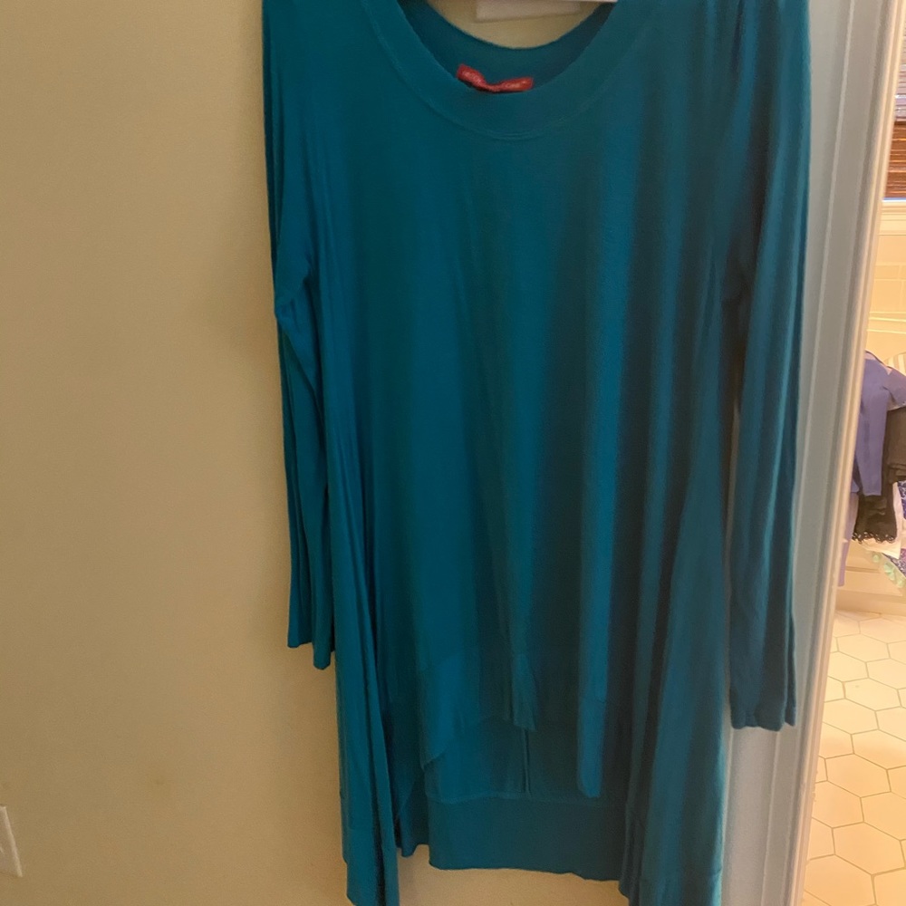 teal dress